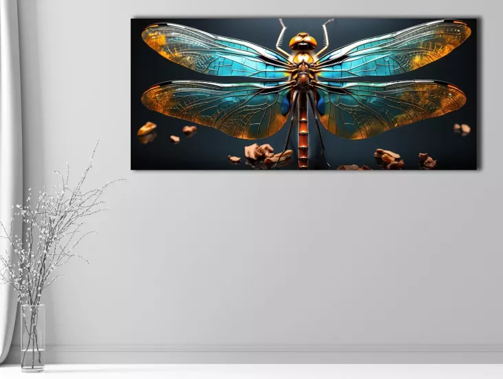 Yusufçuk - Laminasyonlu Kanvas Tablo