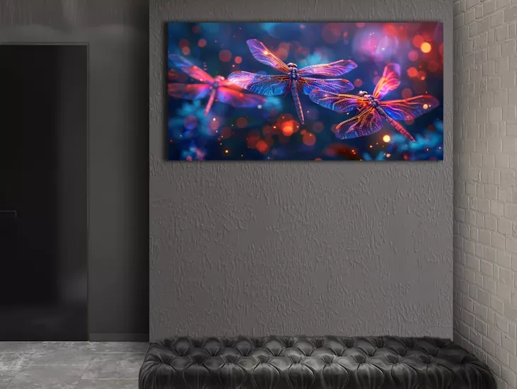 Yusufçuk - Laminasyonlu Kanvas Tablo