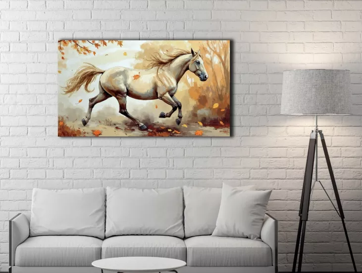 Horse - Laminasyonlu Kanvas Tablo