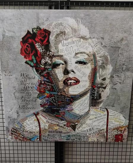 SWEET MARLIYN - Laminasyonlu Kanvas Tablo