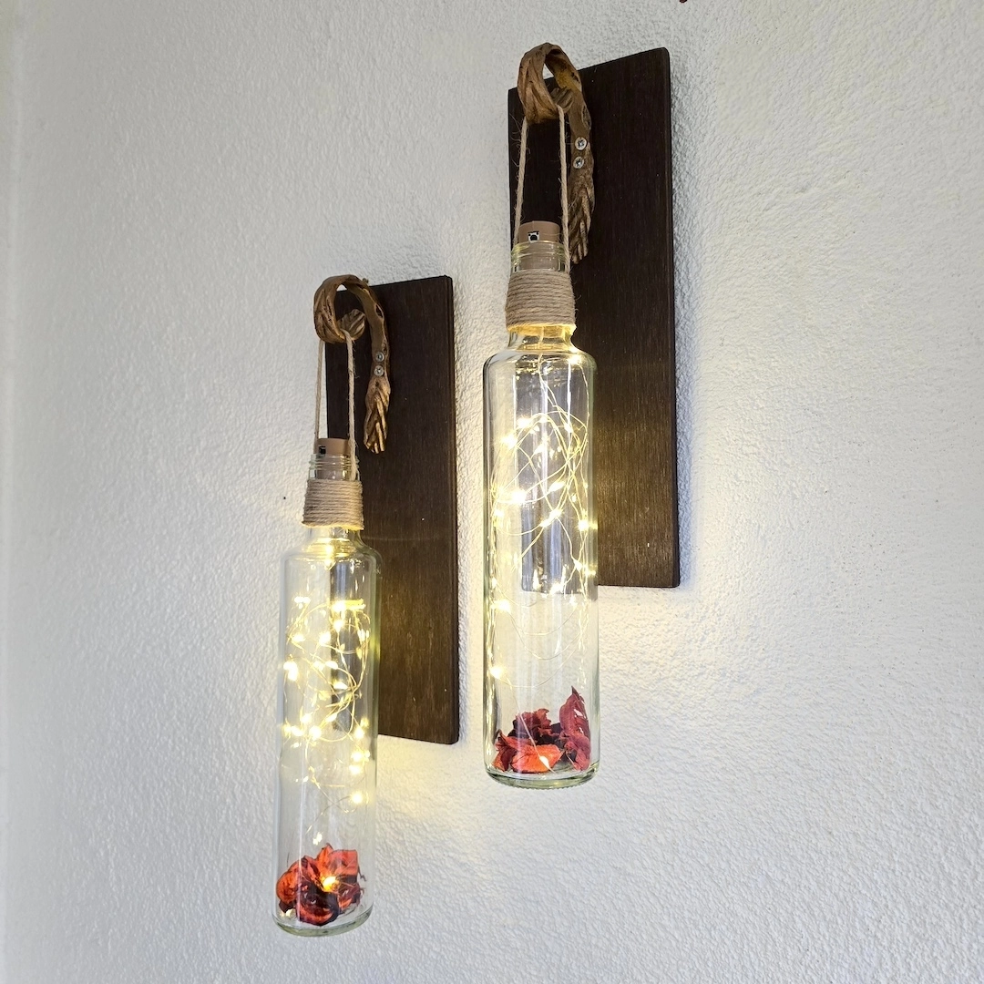 Led%20Işıklı,%20Ceviz%20Renkli%20Duvar%20Aplik,%202’li%20Set