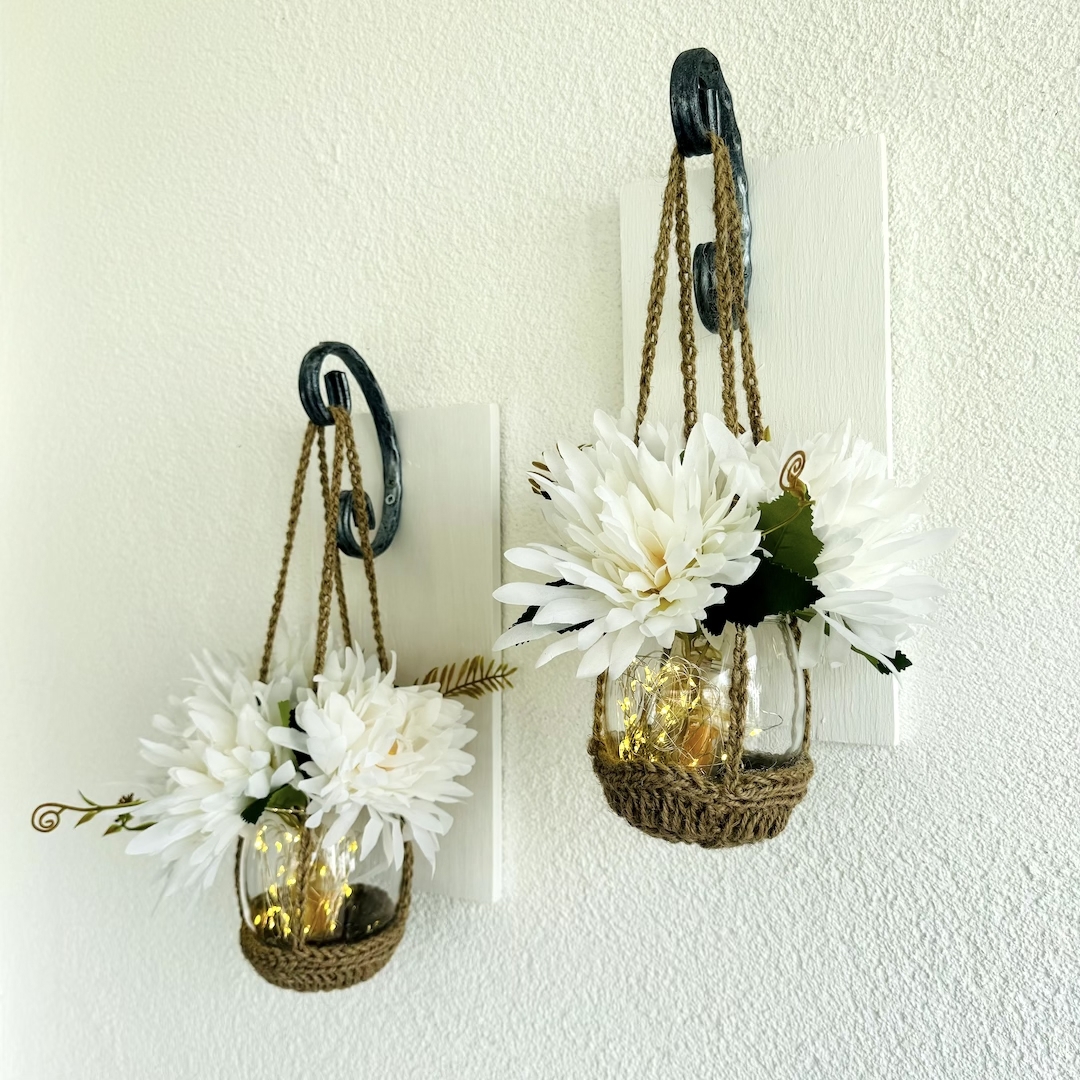 Duvar%20Dekoru,%20Led%20Işıklı,%20Beyaz%20Yıldız%20Çiçekli,%20Beyaz%20Aplik%20İkili%20Set