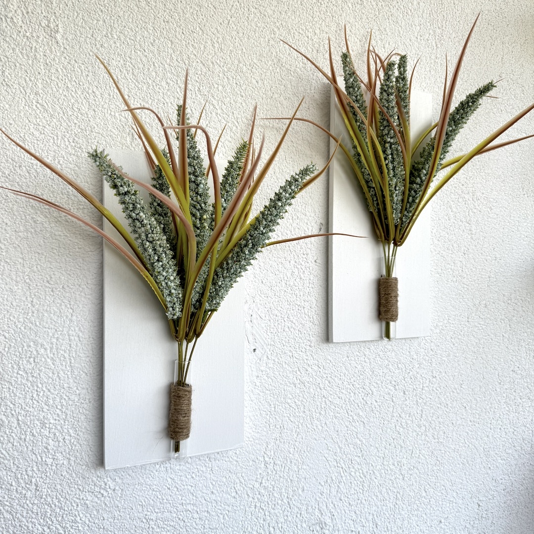 Yeşil%20Çubuk%20Cipso%20Çiçekli%20Duvar%20Dekoru%20Beyaz%20İkili%20Set