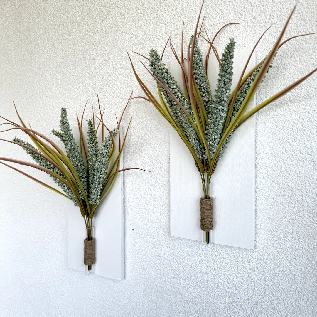 Yeşil%20Çubuk%20Cipso%20Çiçekli%20Duvar%20Dekoru%20Beyaz%20İkili%20Set