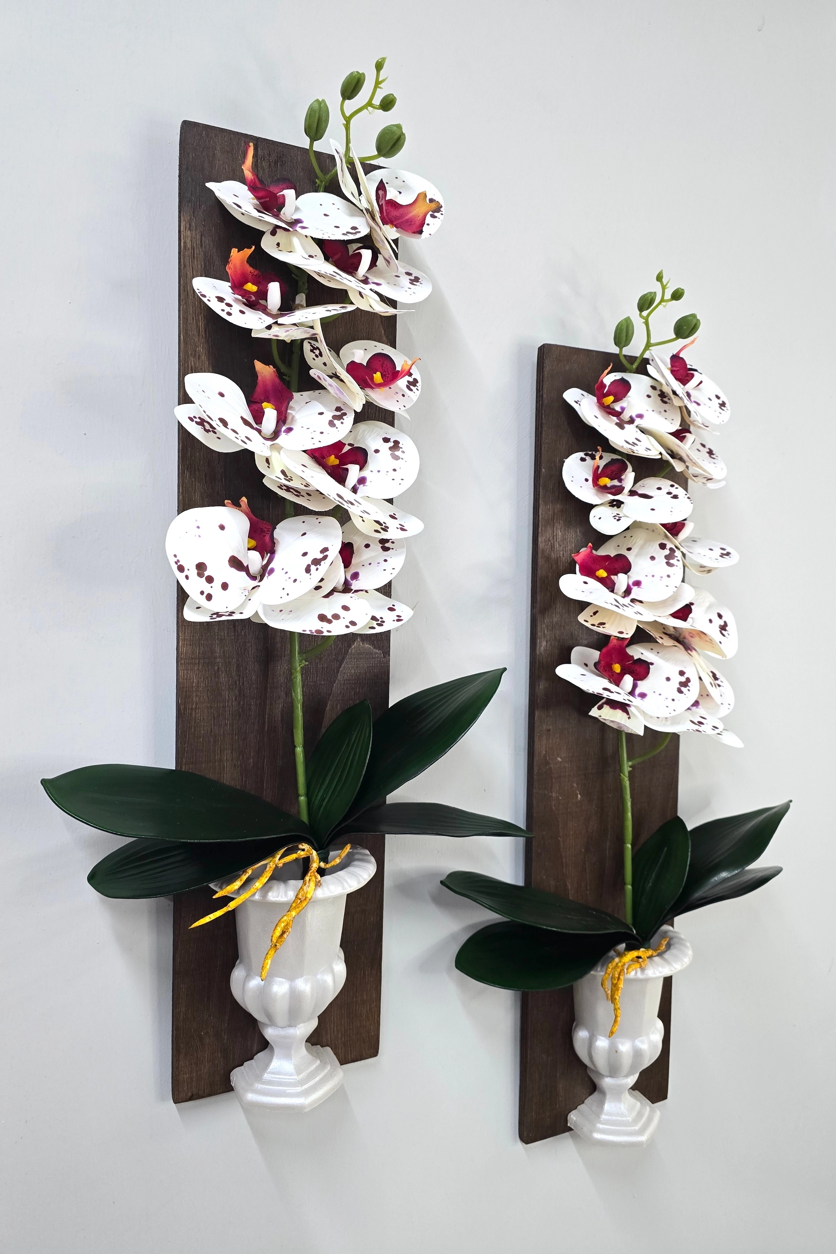 Kırçıllı%20Islak%20Orkide%20Çiçekli%20Boy%20Duvar%20Dekoru%20Ceviz%20İkili%20Set