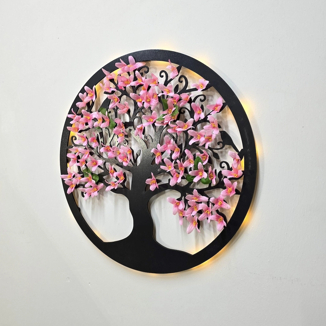 Led%20Işıklı%20ve%20Pembe%20Sakura%20Hayat%20Ağacı%20Tablo%2040cm