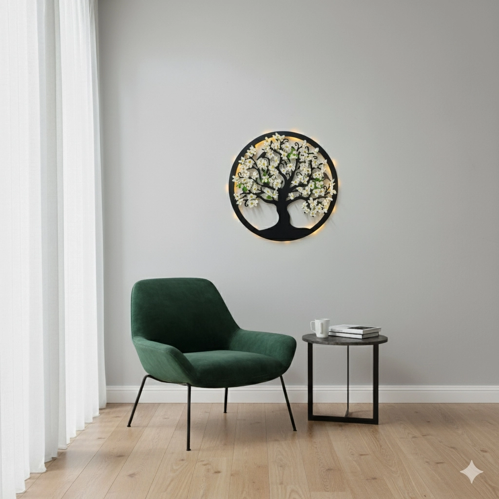 Led%20Işıklı%20ve%20Beyaz%20Sakura%20Hayat%20Ağacı%20Tablo%2040cm