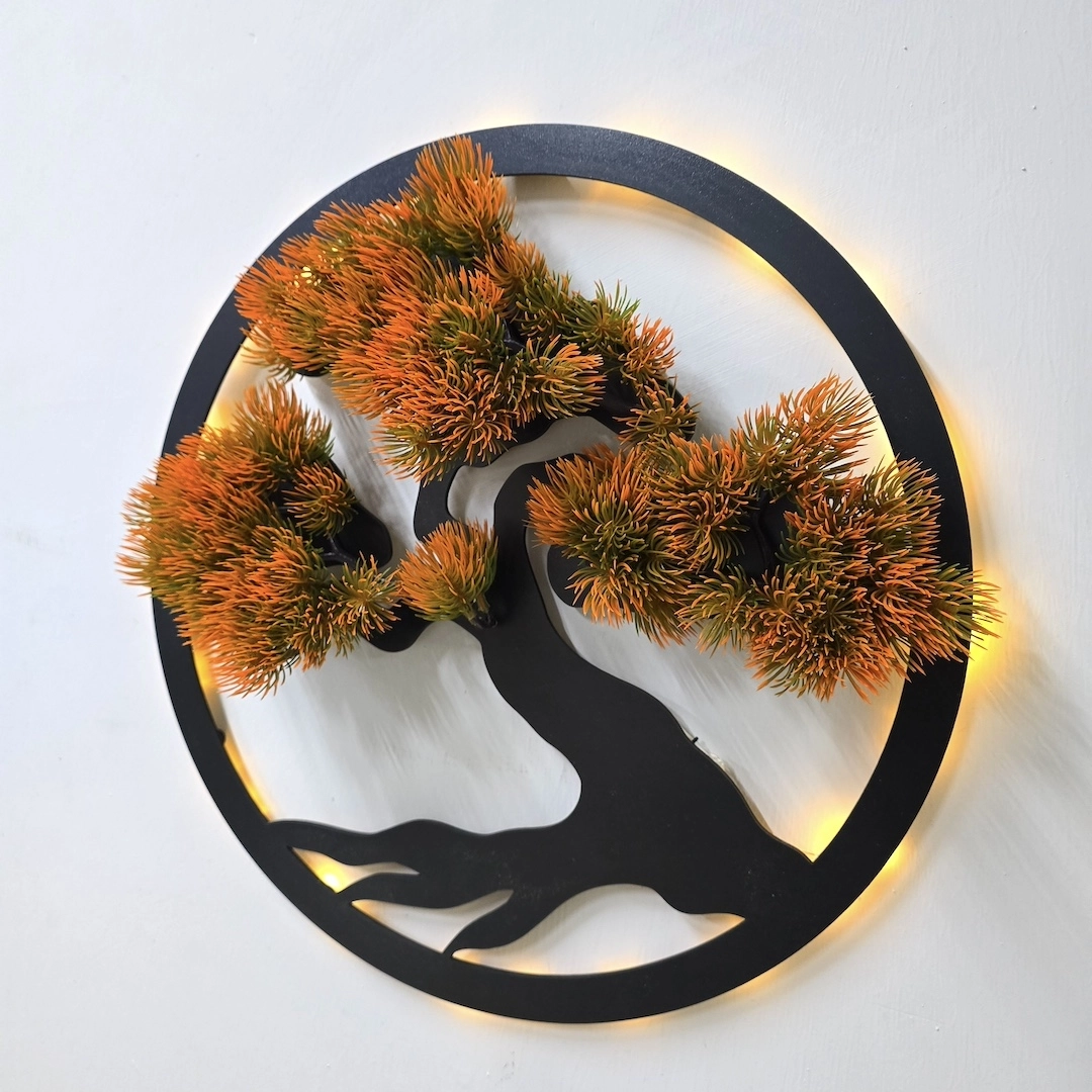 Led%20Işıklı%20ve%20Turuncu%20Bonsai%20Ağaç%20Tablo%2040cm