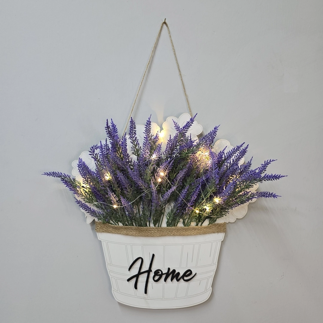 Led%20Işıklı%20ve%20Lavanta%20Çiçekli%20Kapı%20ve%20Duvar%20Dekoru