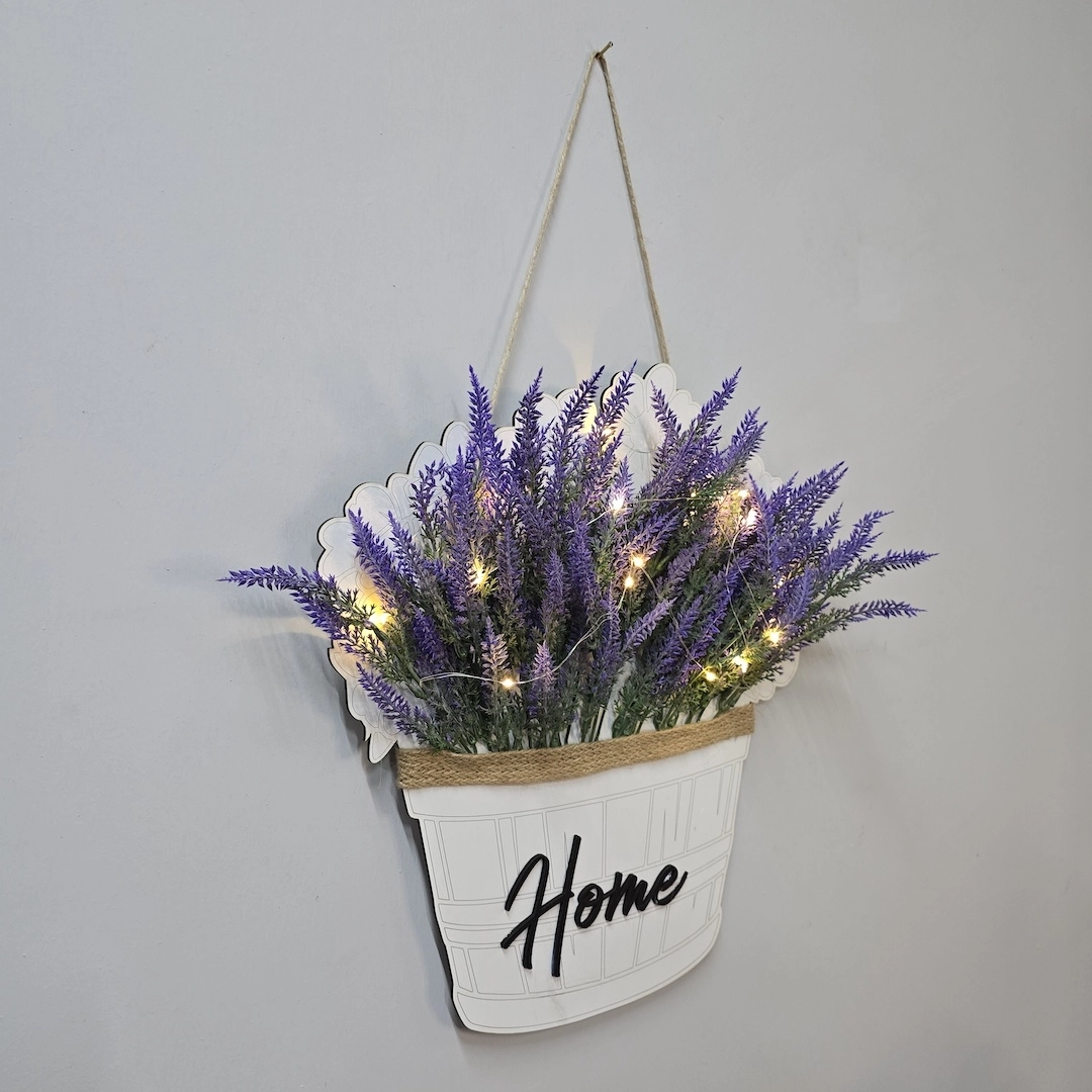 Led%20Işıklı%20ve%20Lavanta%20Çiçekli%20Kapı%20ve%20Duvar%20Dekoru