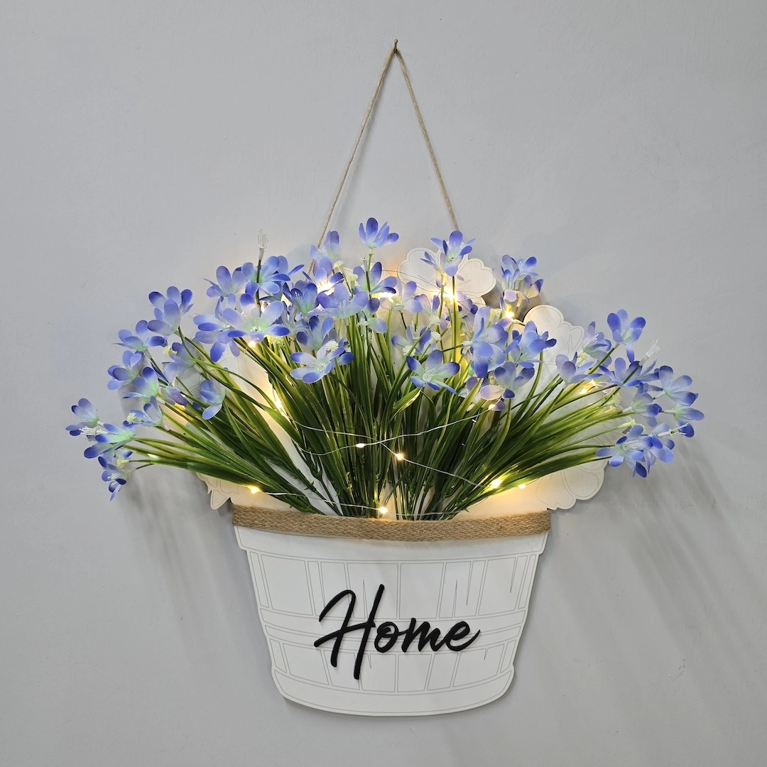 Led%20Işıklı%20ve%20Mavi%20Nergis%20Çiçekli%20Kapı%20ve%20Duvar%20Dekoru