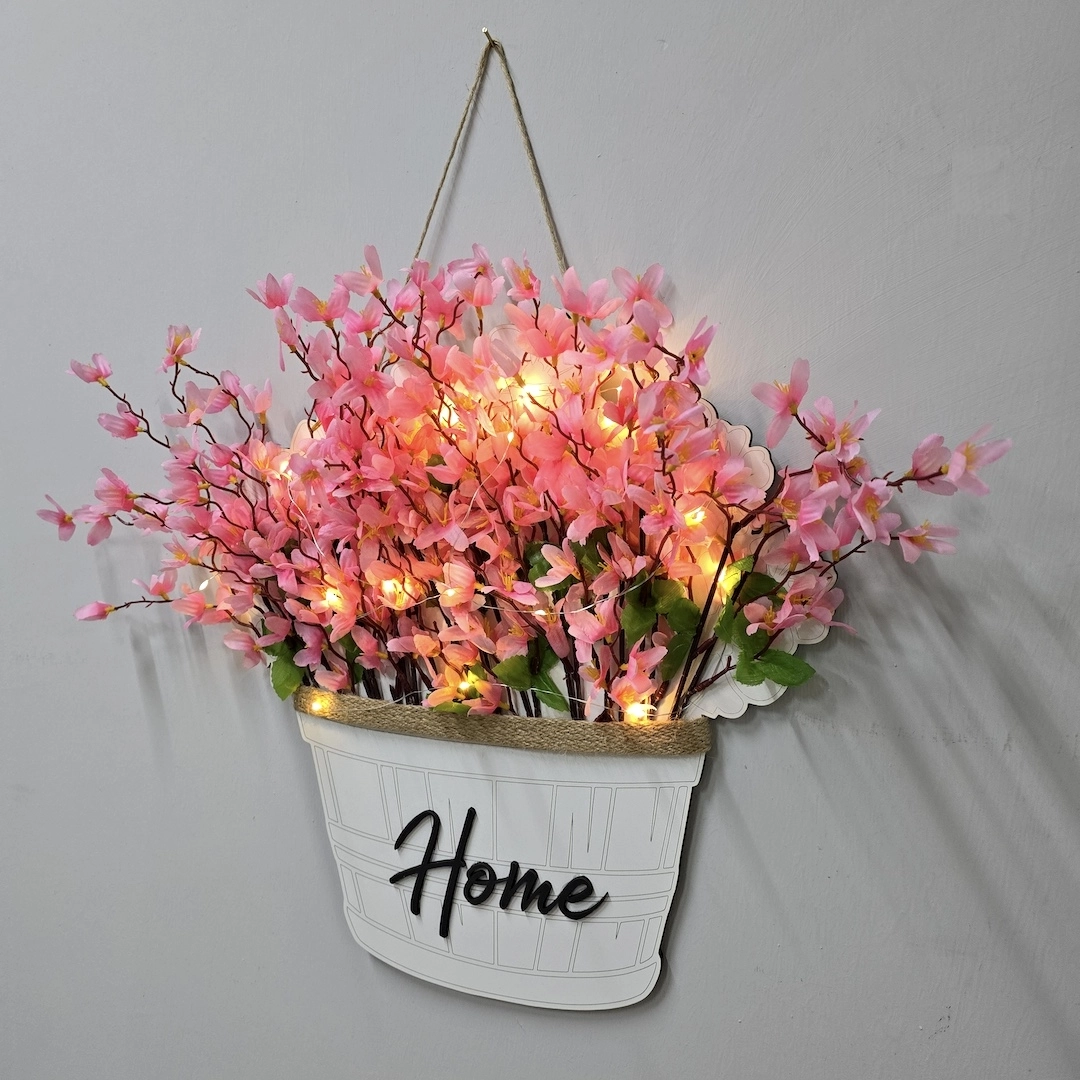 Led%20Işıklı%20ve%20Pembe%20Sakura%20Çiçekli%20Kapı%20ve%20Duvar%20Dekoru