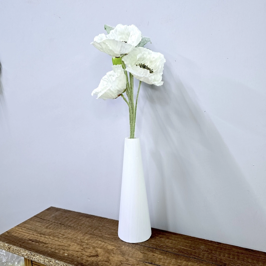 Beyaz%20Gelincik,%20Beyaz%20Vazo%2040cm