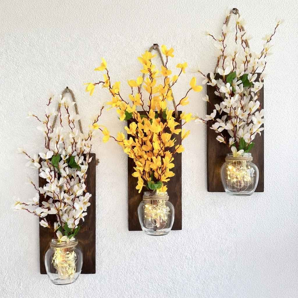 Led%20Işıklı,%20Beyaz%20ve%20Sarı%20Sakura%20Çiçekli%20Duvar%20Dekoru%20ÜÇLÜ%20Set,%20Ceviz