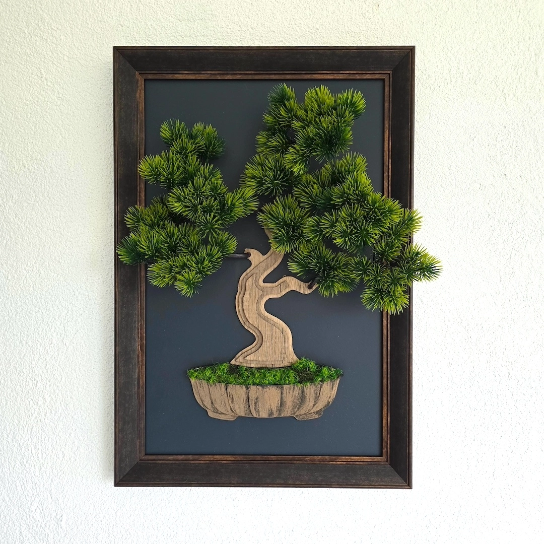 Çerçeveli%20Bonsai%20Tablo%20-%20MDF%20Üzerine%203%20Boyutlu%20Yapay%20Ağaç%20Tablo%2055x37cm