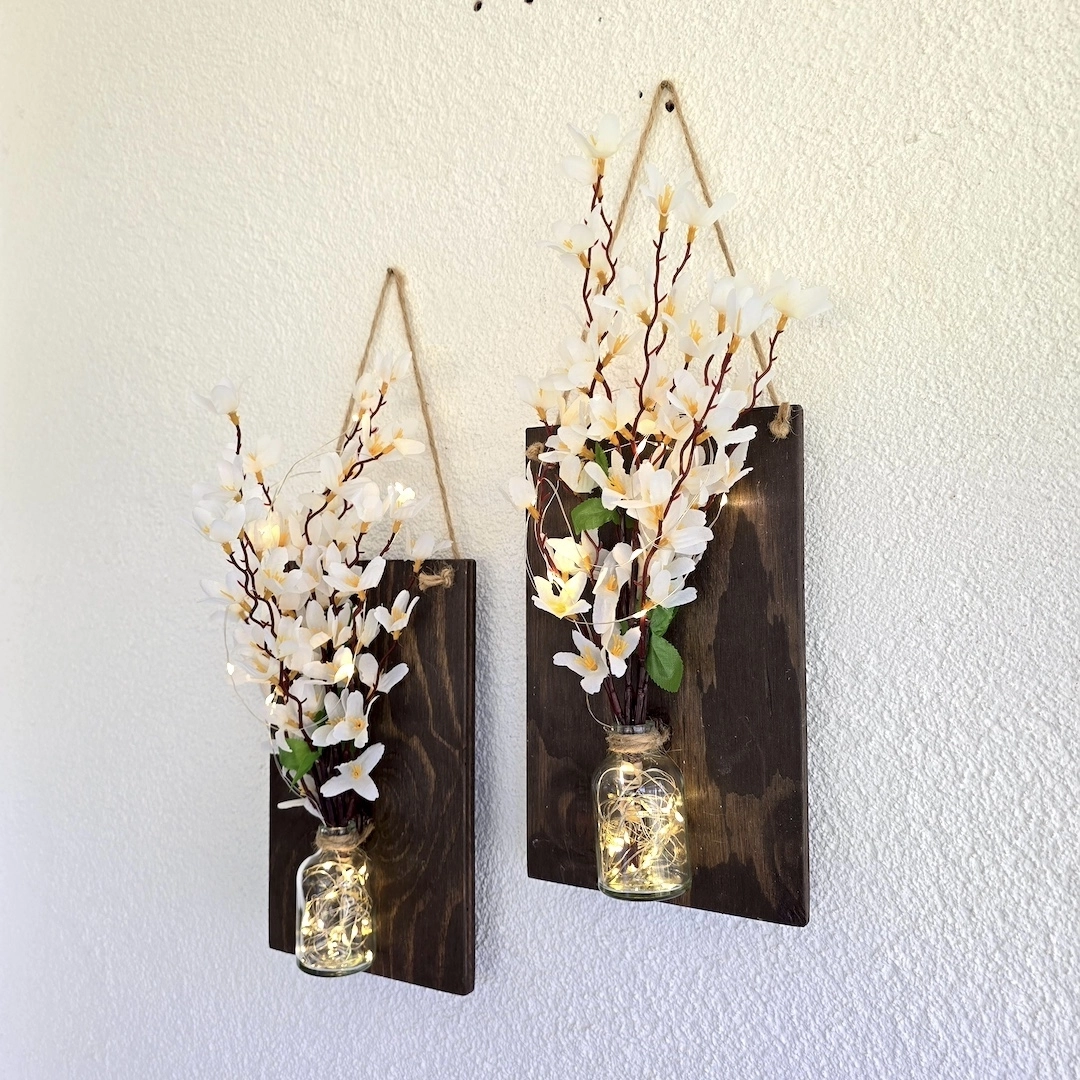 Beyaz%20Sakura%20Çiçekli%20ve%20Led%20Işıklı%20Duvar%20Dekoru%202%20li%20Set%20-%20Ceviz