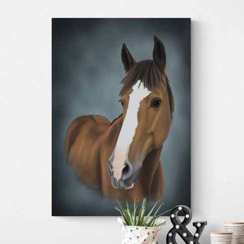 HORSE%20-%20Laminasyonlu%20Kanvas%20Tablo