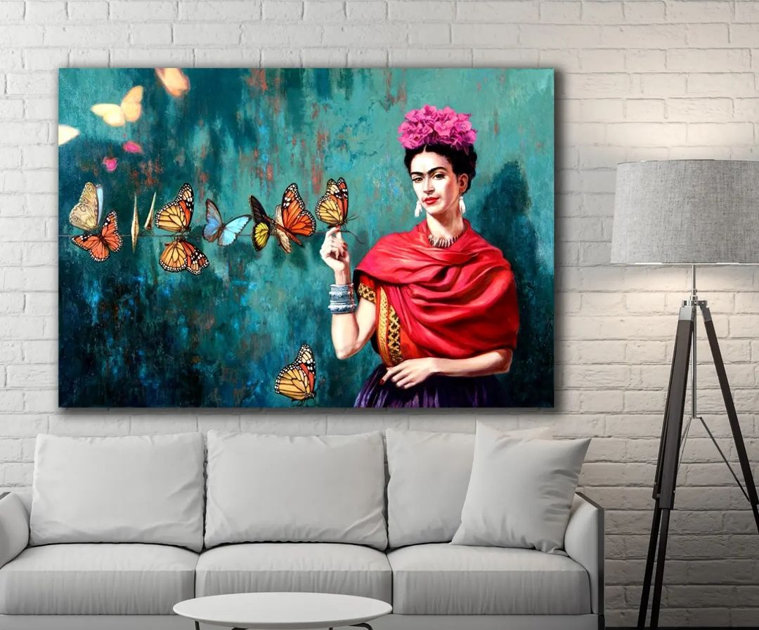 FRIDA%20KAHLO%20-%20Laminasyonlu%20Kanvas%20Tablo
