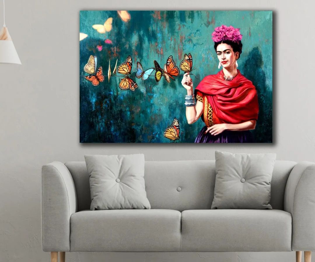 FRIDA%20KAHLO%20-%20Laminasyonlu%20Kanvas%20Tablo