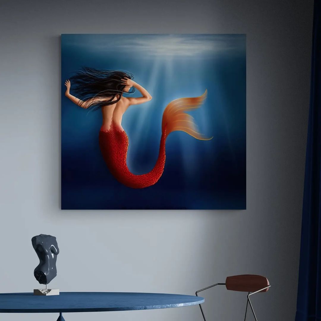 Deniz%20Kızı%20-%20Laminasyonlu%20Kanvas%20Tablo