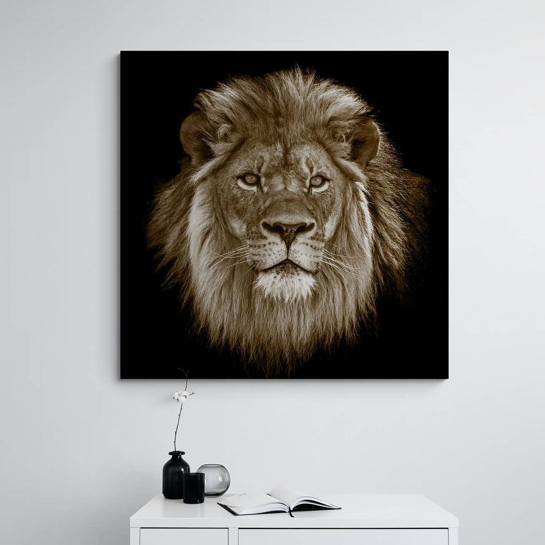 Lion%20-%20Laminasyonlu%20Kanvas%20Tablo