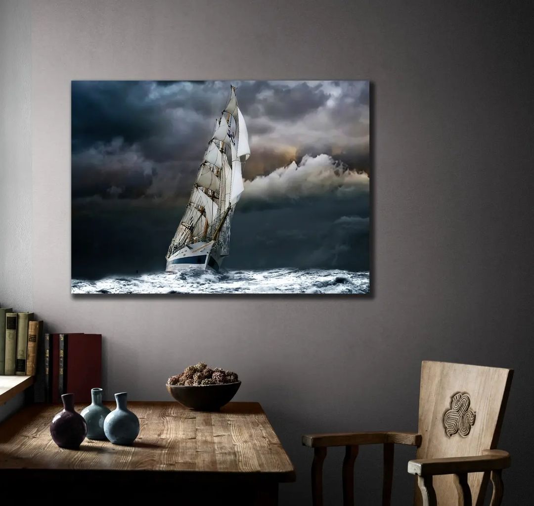 Yelkenli%20-%20Laminasyonlu%20Kanvas%20Tablo