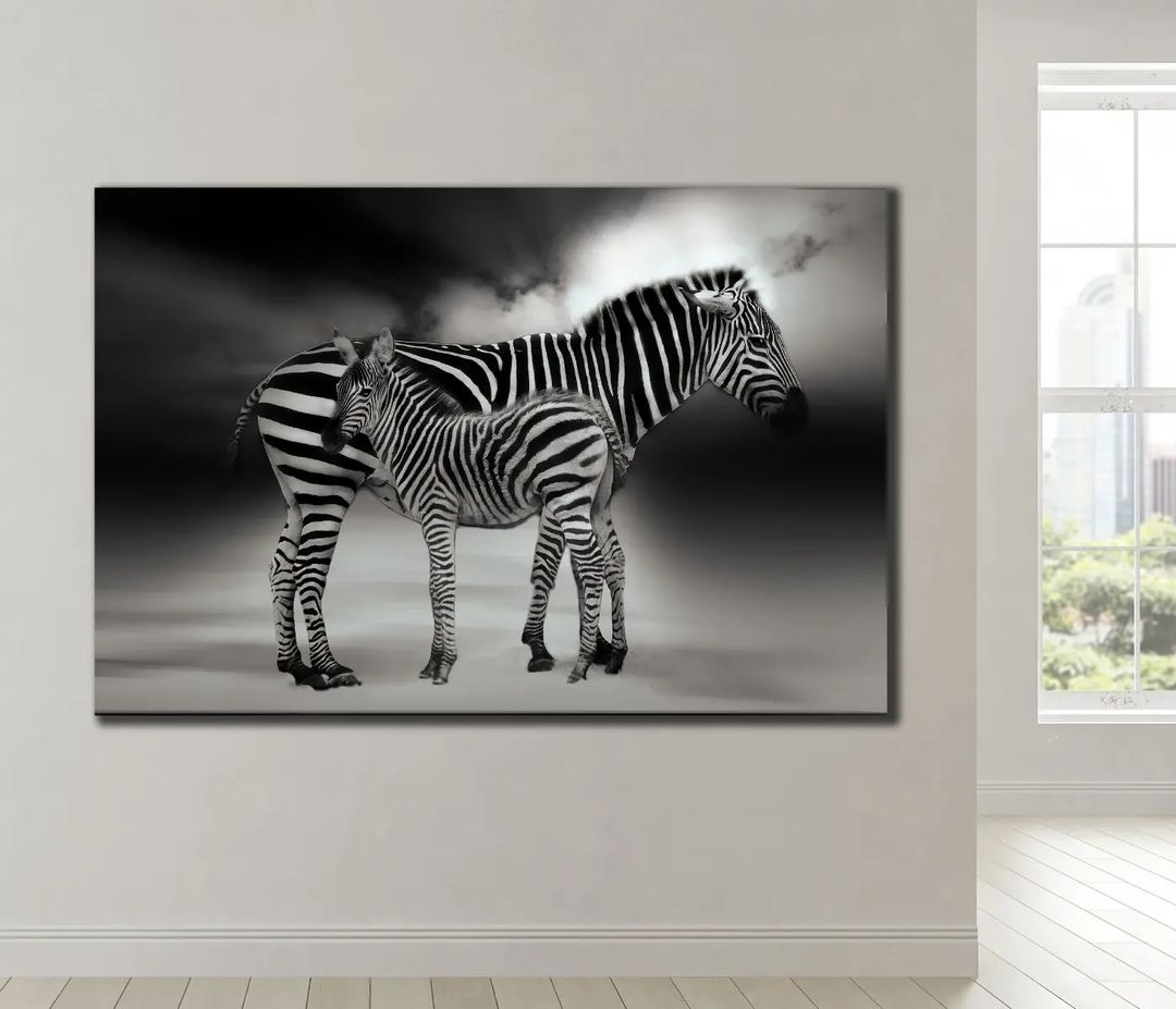Zebra%20-%20Laminasyonlu%20Kanvas%20Tablo