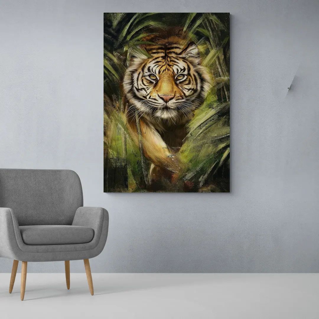 Tiger%20-%20Laminasyonlu%20Kanvas%20Tablo