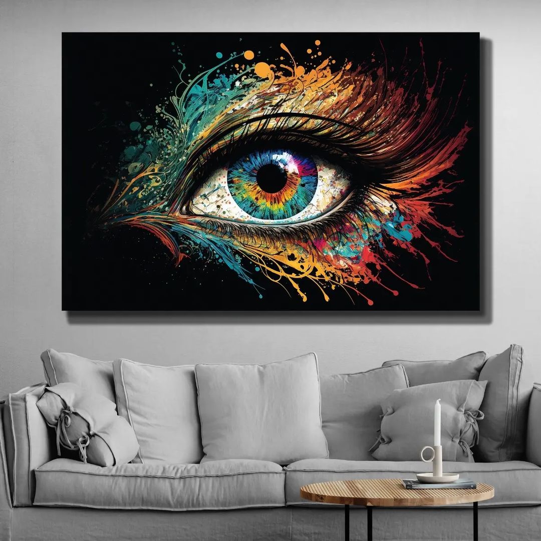 Göz%20-%20Laminasyonlu%20Kanvas%20Tablo