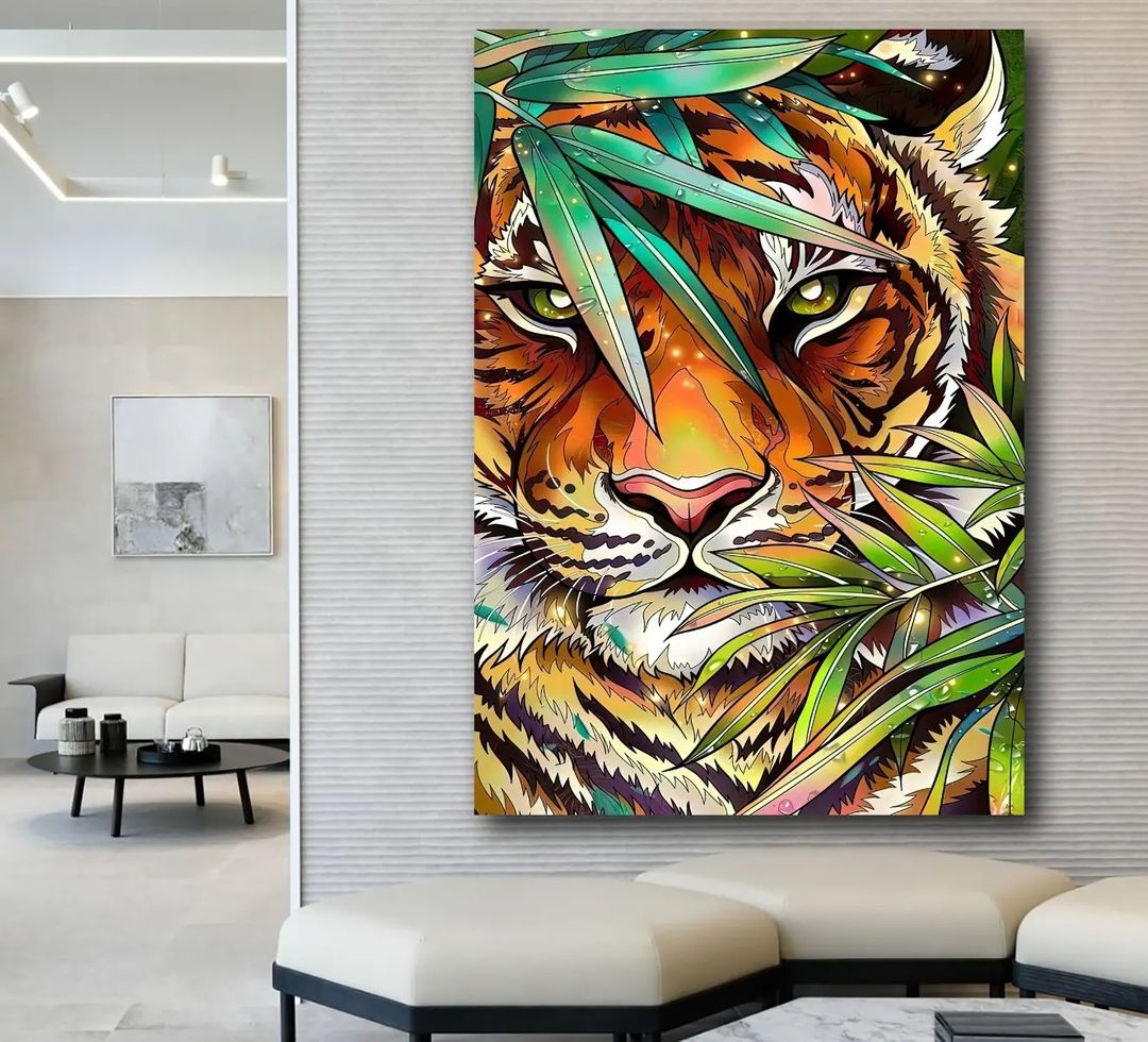 Tiger%20-%20Laminasyonlu%20Kanvas%20Tablo