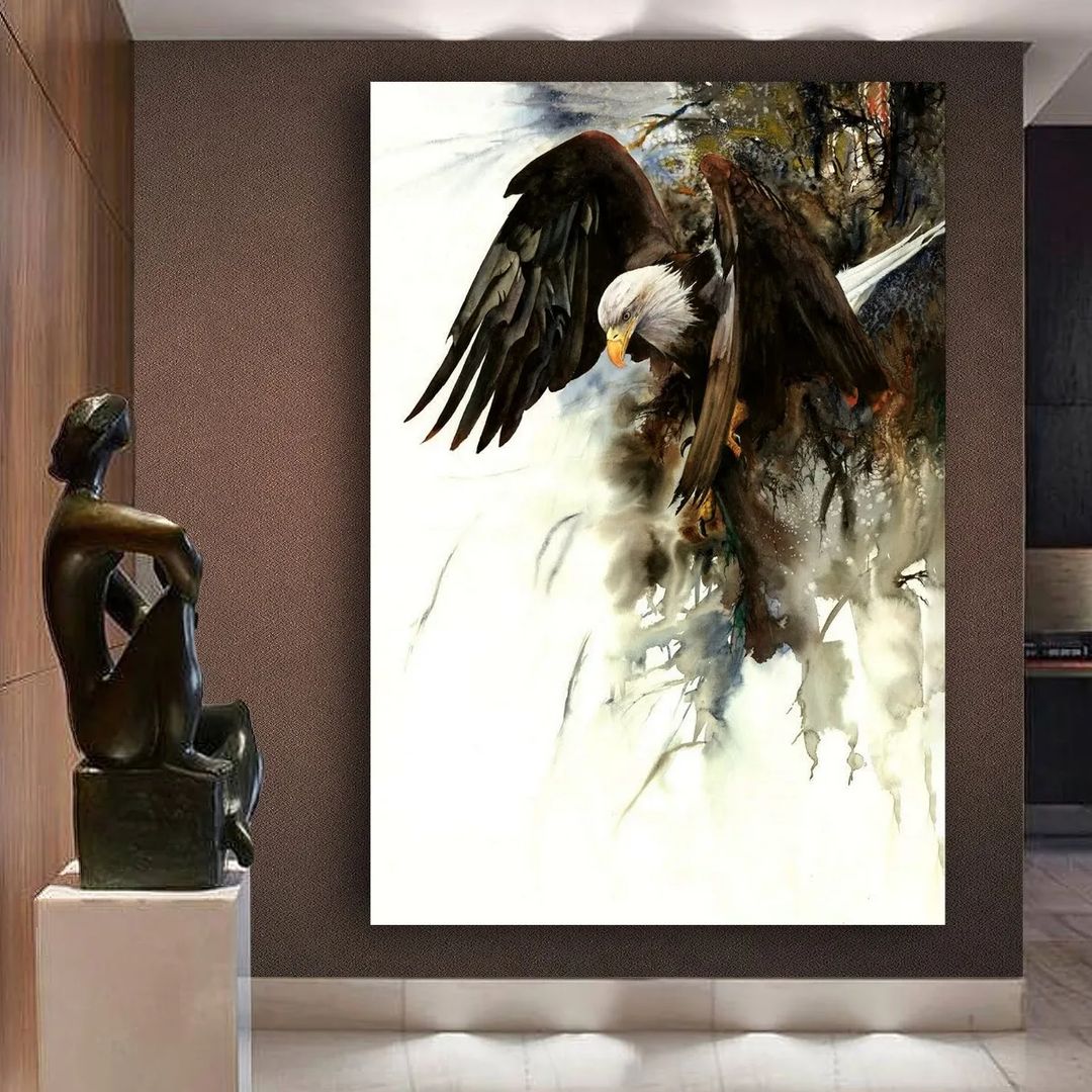 Kartal%20-%20Laminasyonlu%20Kanvas%20Tablo