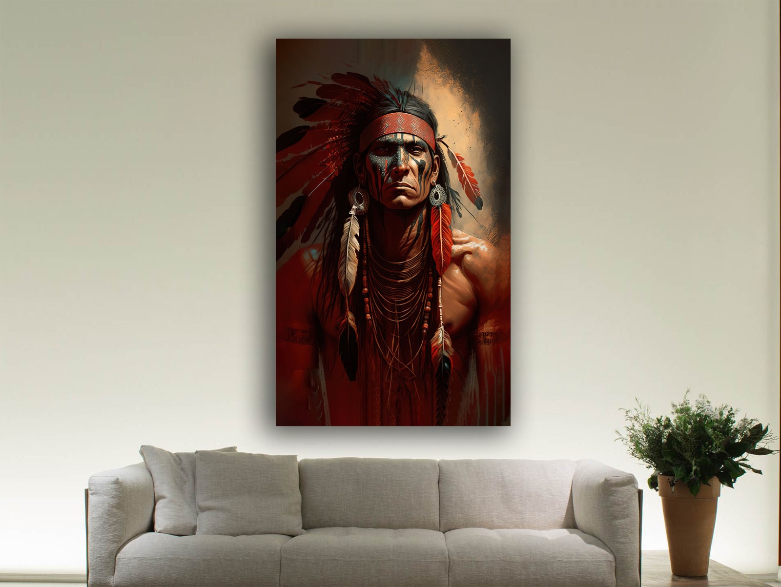 KIZILDERELİ%20-%20Laminasyonlu%20Kanvas%20Tablo