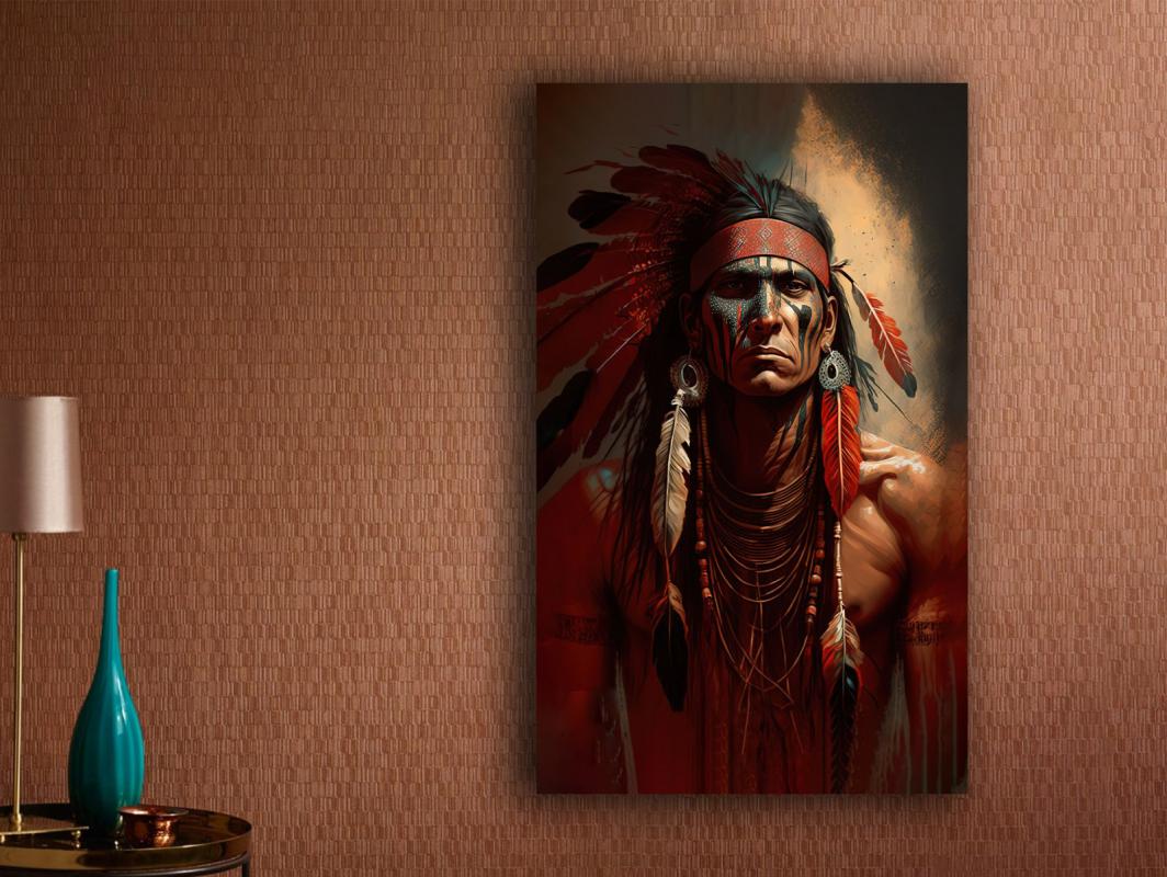 KIZILDERELİ%20-%20Laminasyonlu%20Kanvas%20Tablo