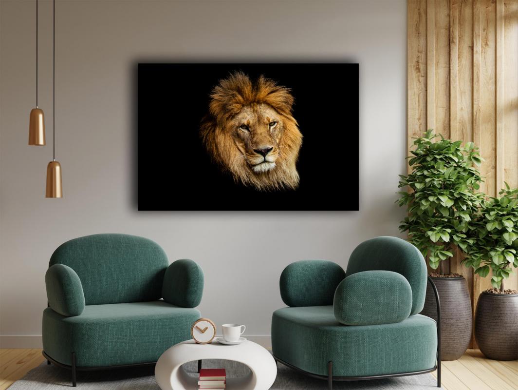 ASLAN%20-%20Laminasyonlu%20Kanvas%20Tablo