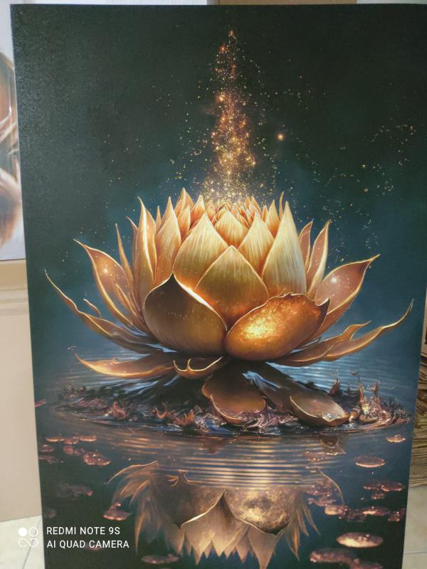 Lotus%20Çiçeği%20-%20Sim%20İşlemeli%20Kanvas%20Tablo