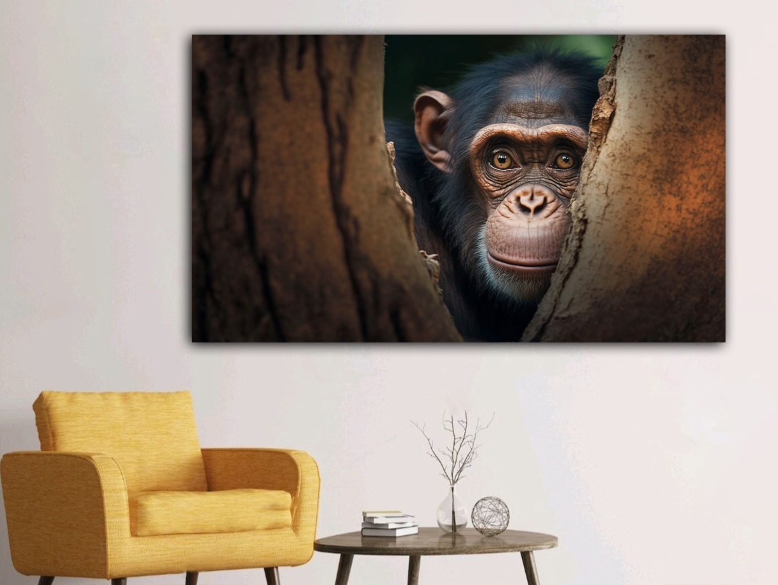 Monkey%20-%20Laminasyonlu%20Kanvas%20Tablo