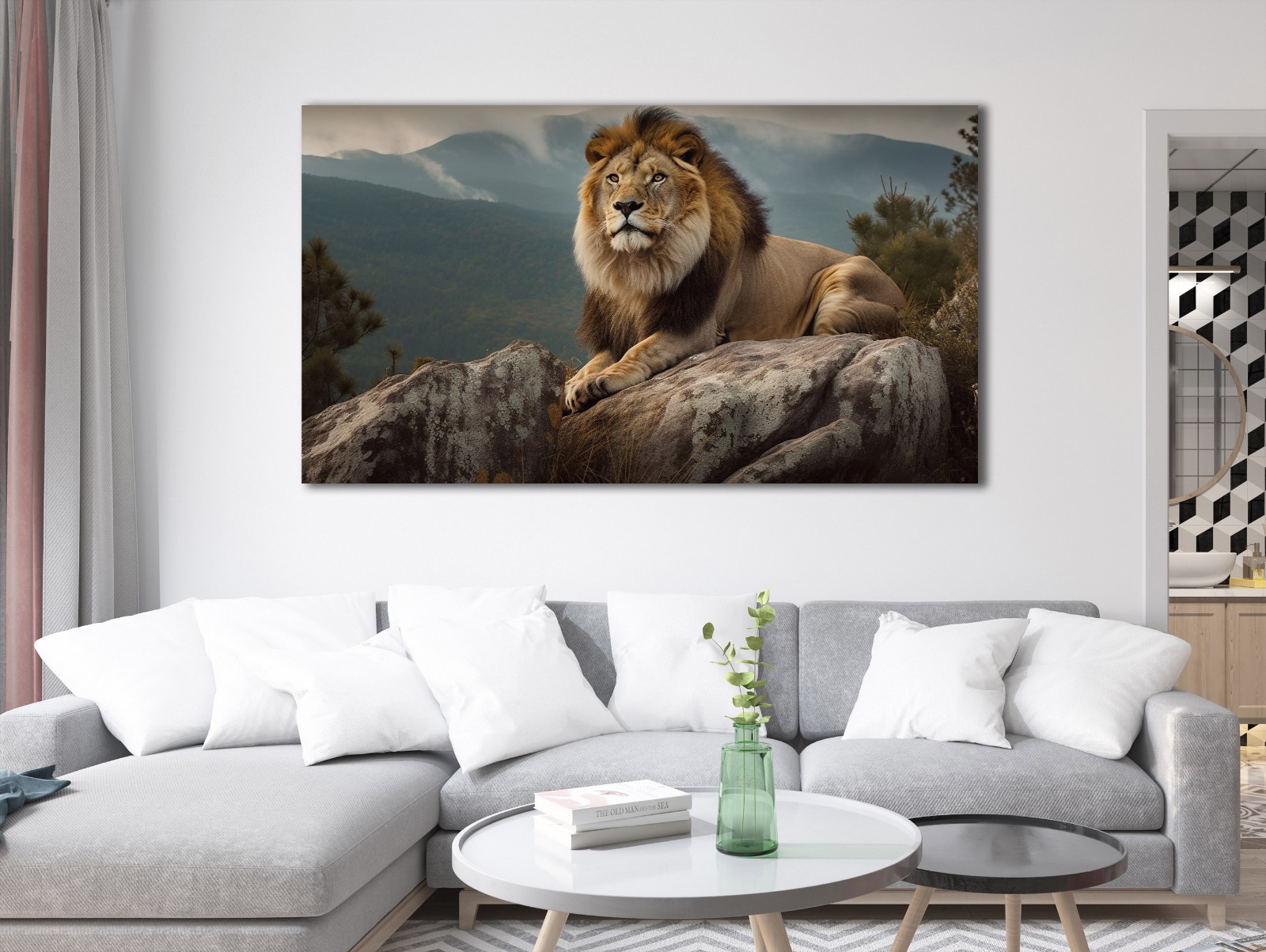 Lion%20-%20Laminasyonlu%20Kanvas%20Tablo
