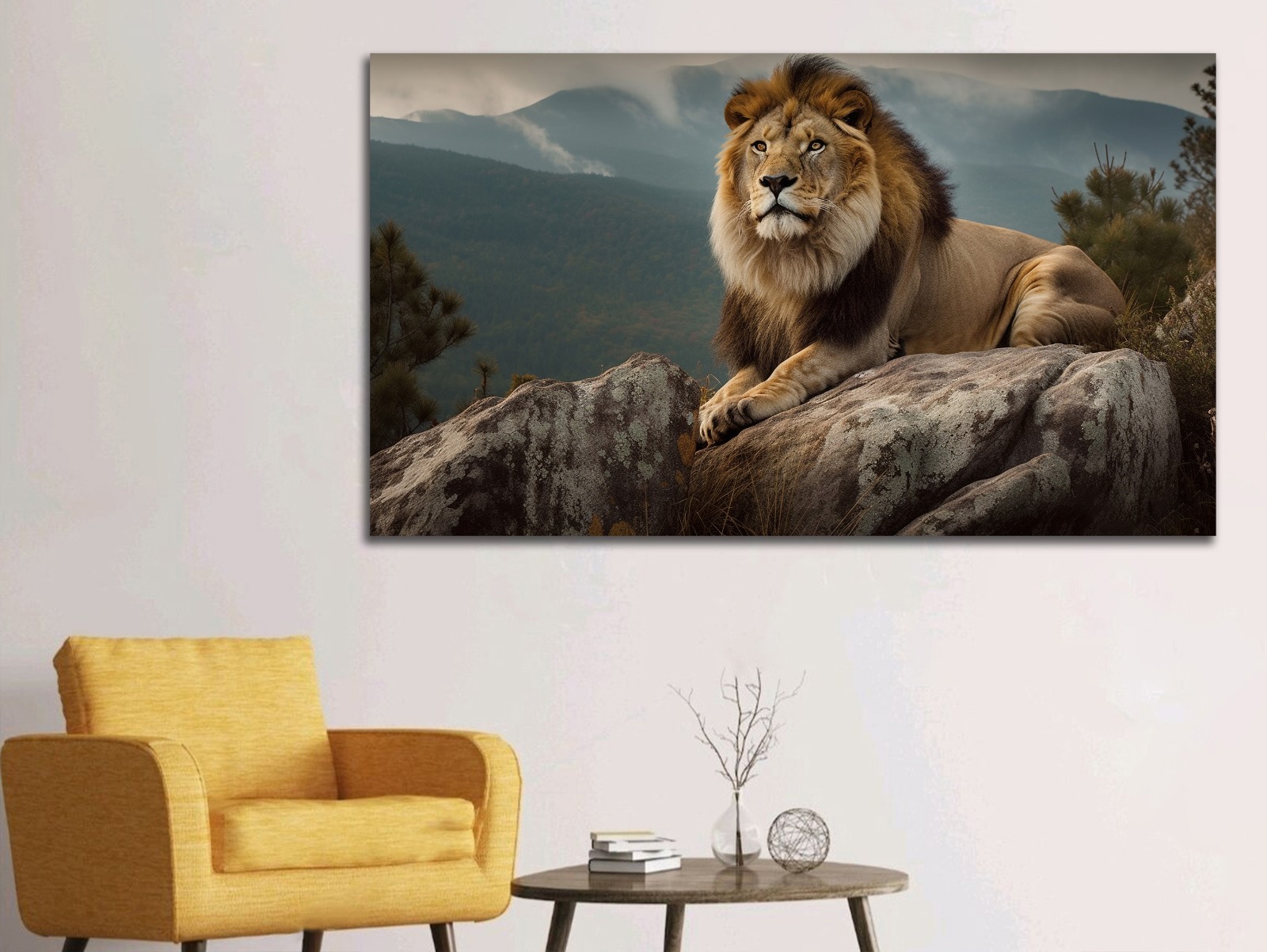 Lion%20-%20Laminasyonlu%20Kanvas%20Tablo