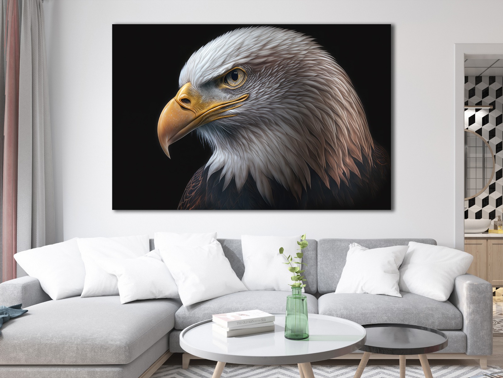 Kartal%20-%20Laminasyonlu%20Kanvas%20Tablo