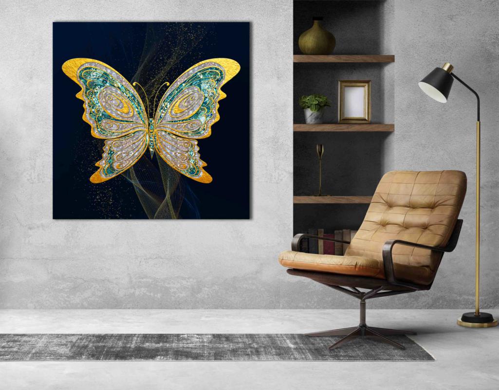 BUTTERFLY%20-%20Sim%20İşlemeli%20%20Kanvas%20Tablo