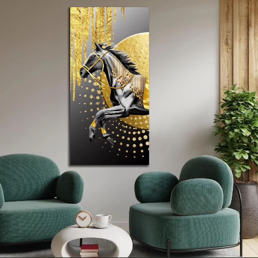 HORSE%20-%20Sim%20İşlemeli%20Kanvas%20Tablo