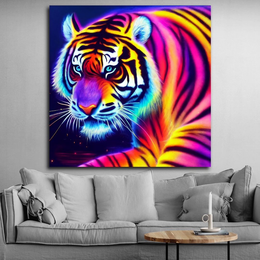 TIGER-%20Laminasyonlu%20Kanvas%20Tablo