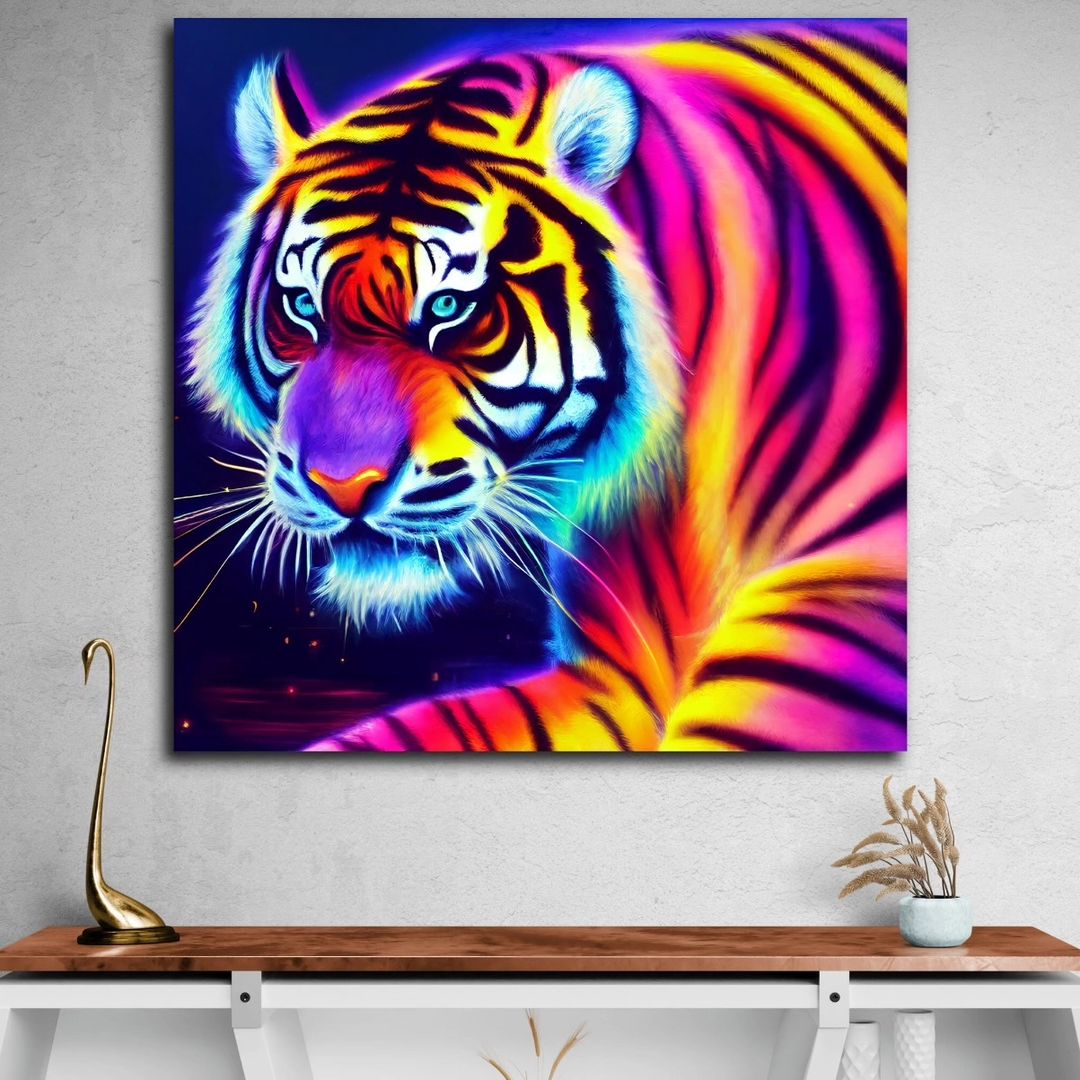 TIGER-%20Laminasyonlu%20Kanvas%20Tablo