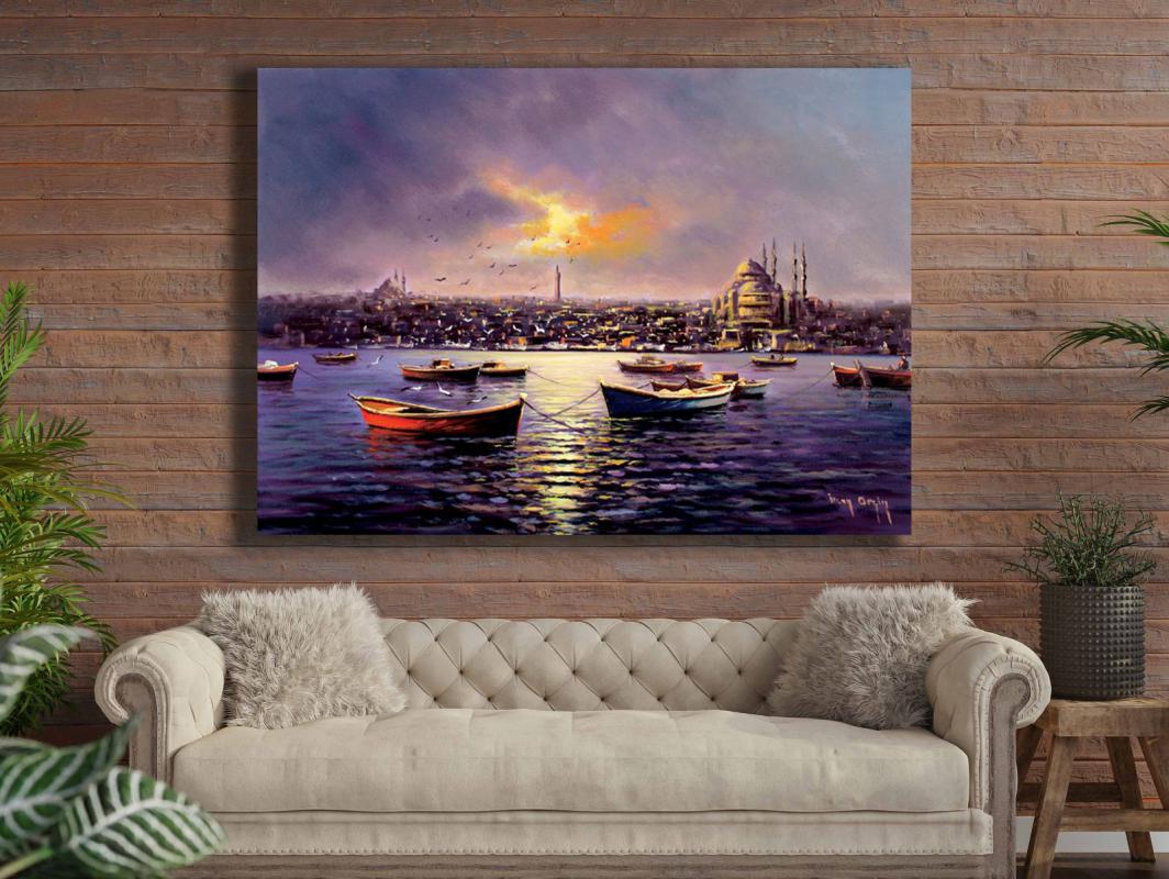İSTANBUL%20-%20%20Laminasyonlu%20Kanvas%20Tablo