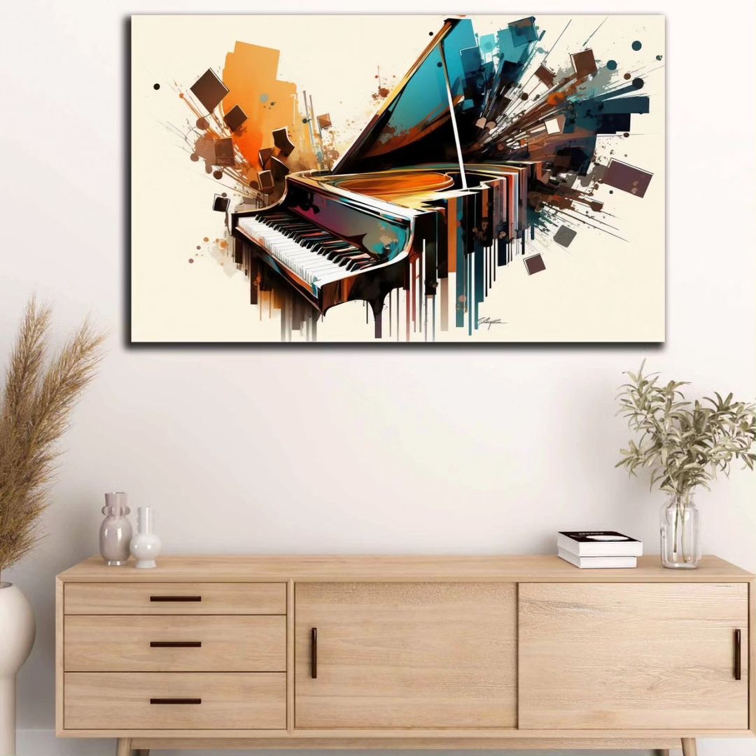 Yağlı Boya Efektli, Laminasyonlu Kanvas Tablo