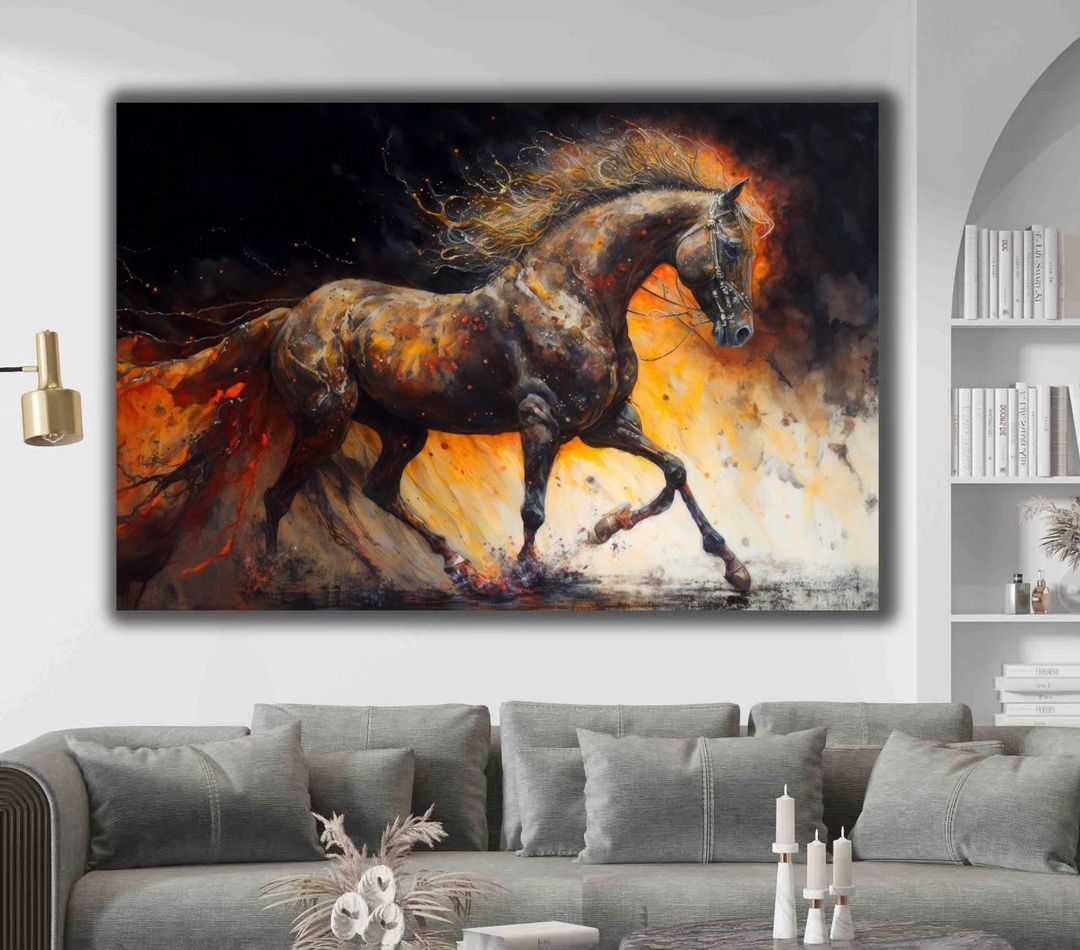 Horse%20-%20%20Laminasyonlu%20Kanvas%20Tablo