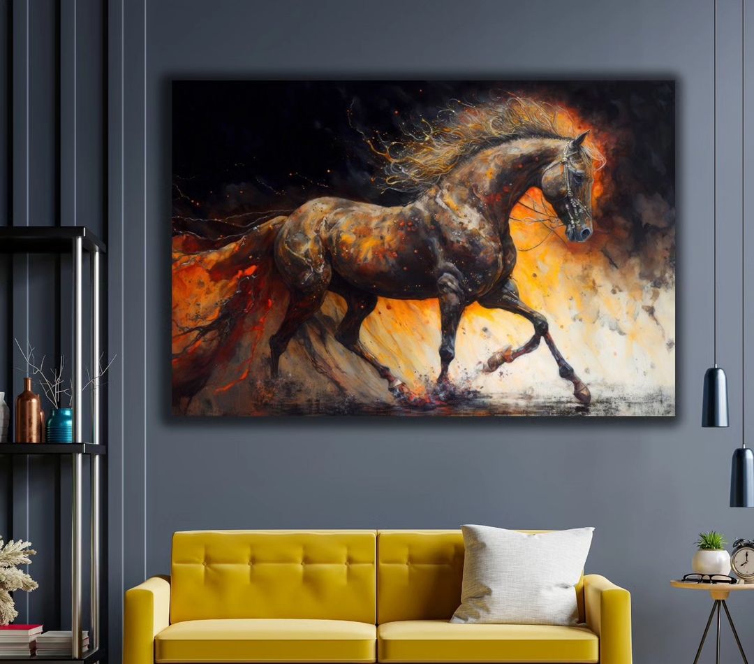 Horse%20-%20%20Laminasyonlu%20Kanvas%20Tablo
