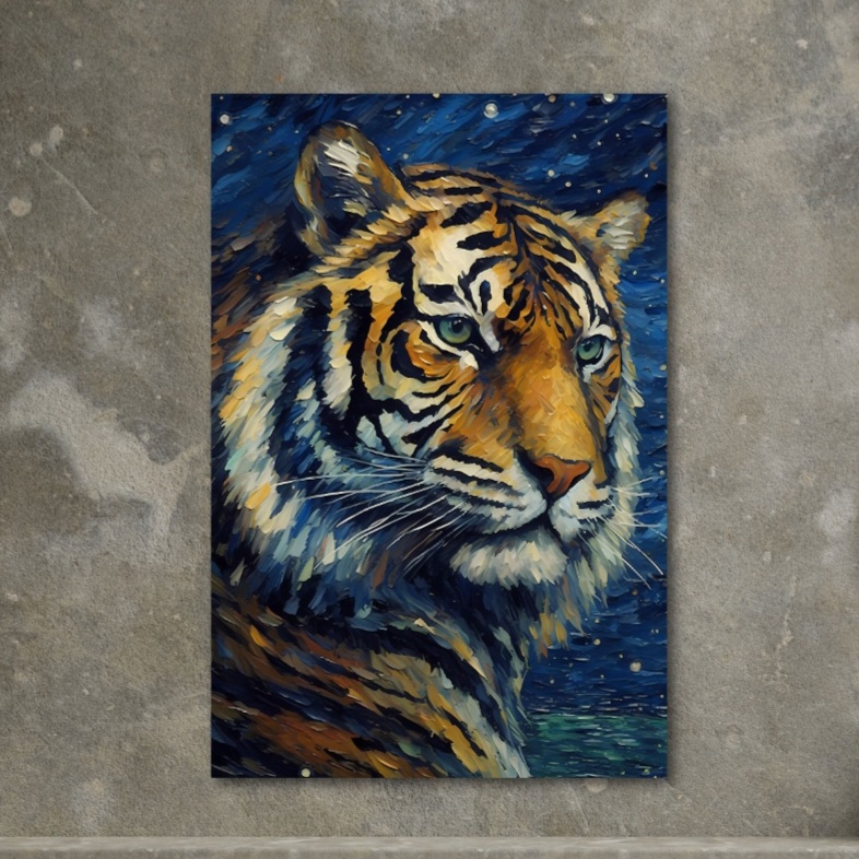 Tiger%20-%20Laminasyonlu%20Kanvas%20Tablo
