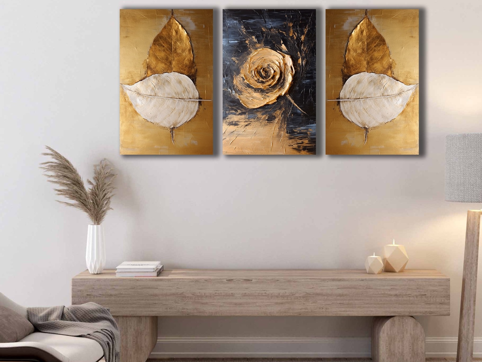 Yapraklar%20-%20Laminasyonlu%20Kanvas%20Tablo%203%20lü%20Set