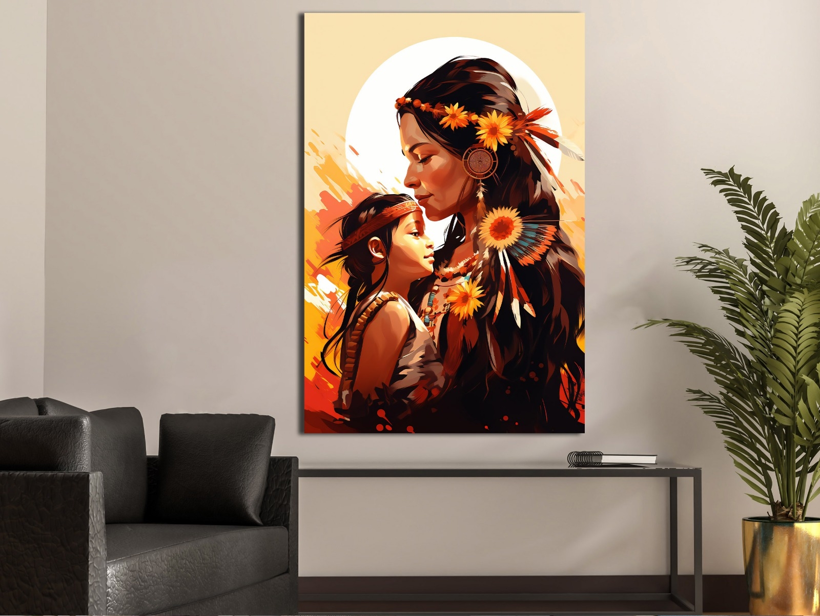 Anne%20-%20Laminasyonlu%20Kanvas%20Tablo